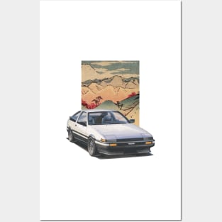 Tōge AE86 Posters and Art